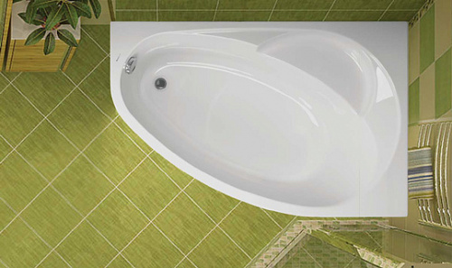 Акриловая ванна Vagnerplast Flora 150x100 R фото 2