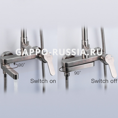Душевая стойка Gappo G2499-30 фото 5 Душевая стойка Gappo G2499-30 фото 5