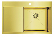 Мойка кухонная Omoikiri Akisame 78-LG-R светлое золото