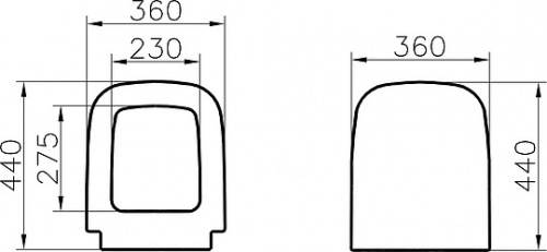 Комплект VitrA S20 9004B003-7204 кнопка хром фото 8