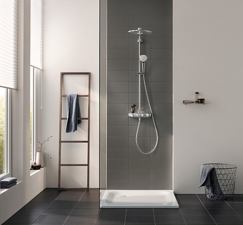 Душевая стойка Grohe Euphoria SmartControl 310 Duo 26507000 с термостатом фото 2