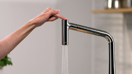 Смеситель Hansgrohe Metris 14820000 для кухонной мойки фото 5
