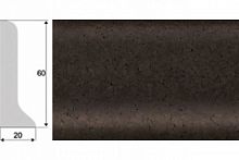 Плинтус Corkstyle гибкий цветной C101 Колер 20 60х20 мм