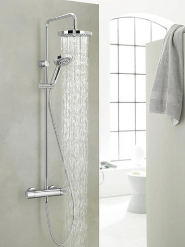 Душевая стойка Kludi Zenta dual shower system 6609505-00 фото 5