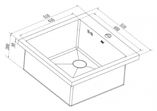 Мойка кухонная Zorg Inox RX HR-5151HR фото 3