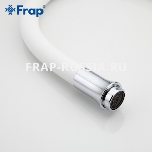 Смеситель для кухни Frap F4041 с силиконовым изливом фото 3