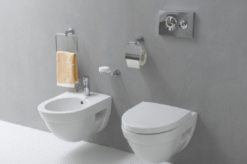 Чаша унитаза подвесная + бидетка VitrA Form 500 4305B003-0075 фото 2