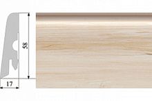 Плинтус Corkstyle Wood с фотопечатью Maple 58х17 мм
