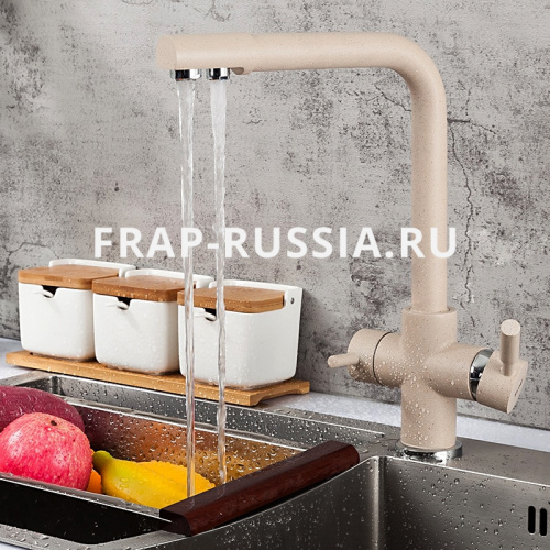 Смеситель для кухни Frap F4352-23 с подключением фильтра питьевой воды фото 8