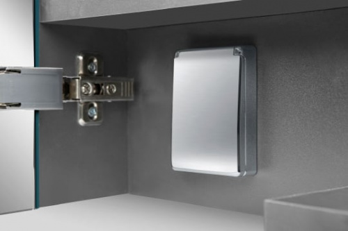 Зеркало-шкаф AM.PM Spirit V2.0 60 L с LED-подсветкой, кобальтовый глянец фото 7