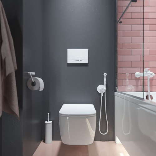 Клавиша смыва, универсальная, белый, Unifix, 006, IDDIS, UNI06MWi77 фото 3