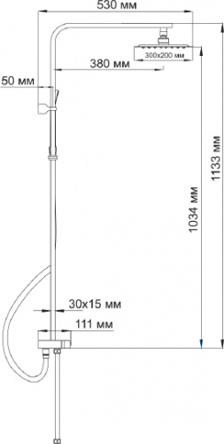 Душевая стойка Wasserkraft A042 фото 11