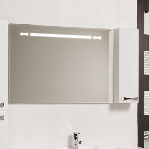 Зеркало-шкаф Акватон Диор 120 белый фото 2