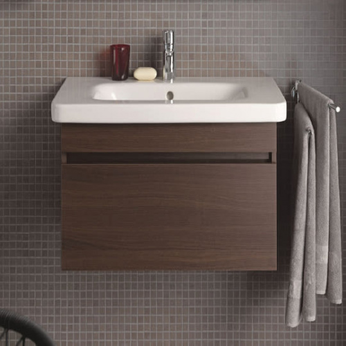 Тумба с раковиной Duravit DuraStyle 65 темный каштан