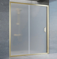 Душевая дверь в нишу Vegas Glass ZP 160 09 10 профиль золото, стекло сатин