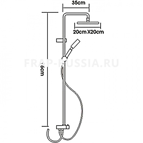 Душевая стойка Frap F2405 фото 2