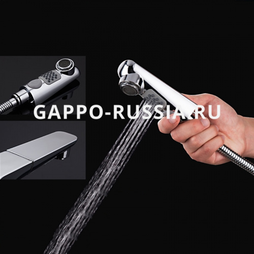 Смеситель для раковины Gappo G1299 с выдвижным изливом фото 8
