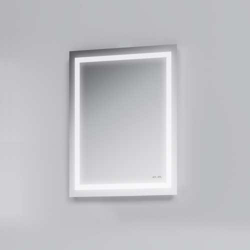 M91AMOX0551WG Универсальное зеркало настенное с контурной LED-подсветкой, 55 см фото 4