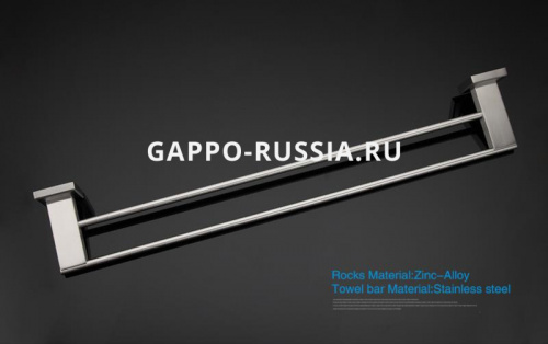 Полотенцедержатель двойной Gappo G1709 фото 4