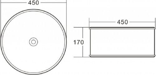 Рукомойник BelBagno BB1383 фото 3