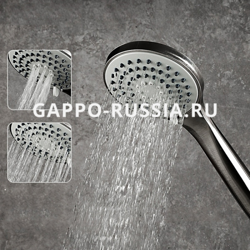 Смеситель на борт ванны Gappo G1199-30 на 3 отверстия фото 9