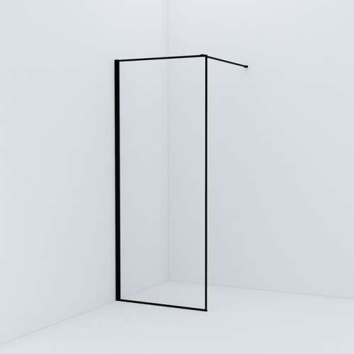 Душевая перегородка Walk In, черный 80x195, Slide, IDDIS, SLI8BS8i23 фото 2