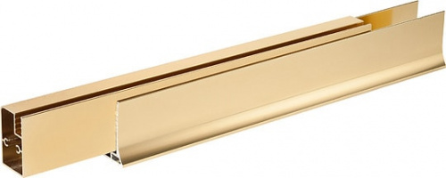 Душевой уголок Vegas Glass ZP+ZPV 100*80 09 05 профиль золото, стекло бронза фото 5