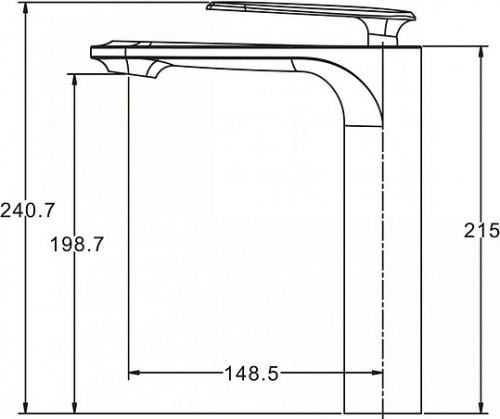 Смеситель BelBagno Gello GEL LMC CRM для раковины фото 2