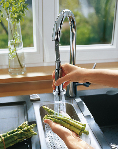 Смеситель Hansgrohe Talis Classic 14863000 для кухонной мойки фото 4