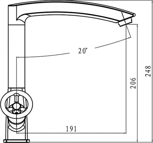 Смеситель Elghansa New Wave Sigma 5907595 фото 2