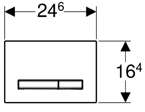 Кнопка смыва Geberit Sigma 50 115.788.DW.2 черный фото 4