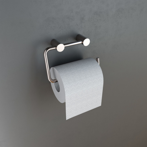Держатель для туалетной бумаги без крышки, сплав металлов, Petite, сатин, IDDIS, PETSS00i43 фото 3