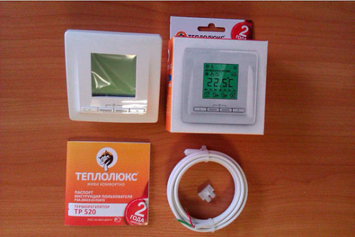 Терморегулятор Теплолюкс TP 520 белый фото 2