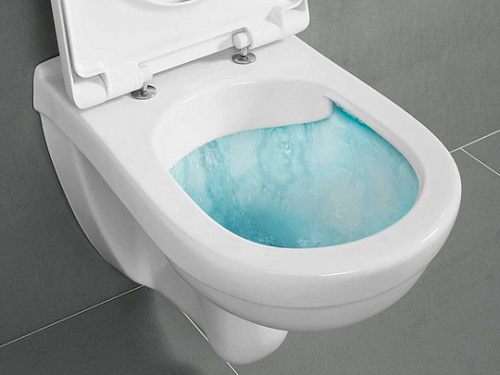 Унитаз подвесной Villeroy & Boch O'Novo 5660HR01 alpin, безободковый фото 6