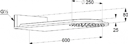 Верхний душ Kludi A-QA 6487005-00 фото 4