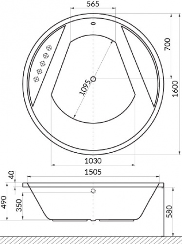 Акриловая ванна Excellent Great Arc 160 фото 7