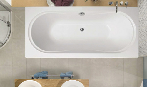 Акриловая ванна Vagnerplast Briana 185 см, ультра белый фото 2