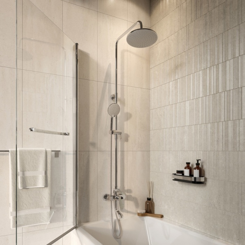 Смеситель с верхним душем и изливом, Optima Home, IDDIS, OPTSB3Fi06 фото 3