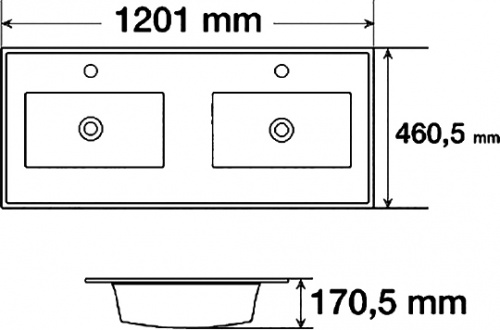 Раковина Melana MLN-9120ED фото 3