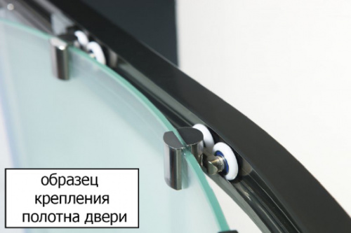 Душевой уголок Cezares Giubileo-R2-80 прозрачное стекло, золото фото 3