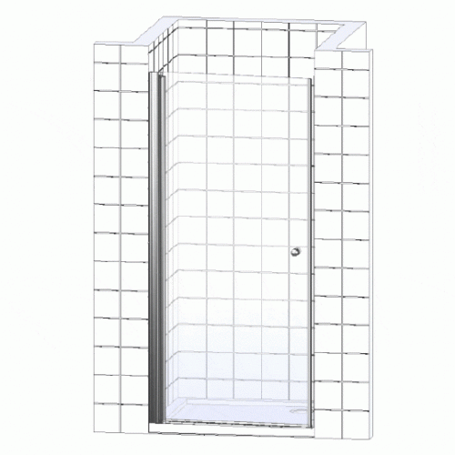 Душевая дверь в нишу Riho Scandic Soft Q101 100 см, L фото 3