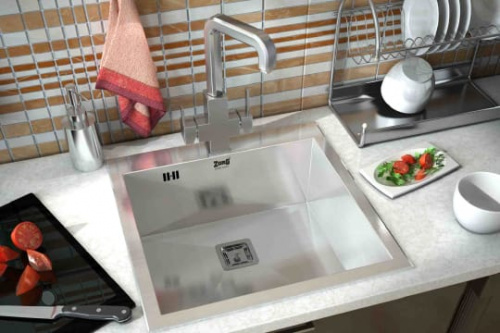 Мойка кухонная Zorg Inox X X-5151GX фото 2