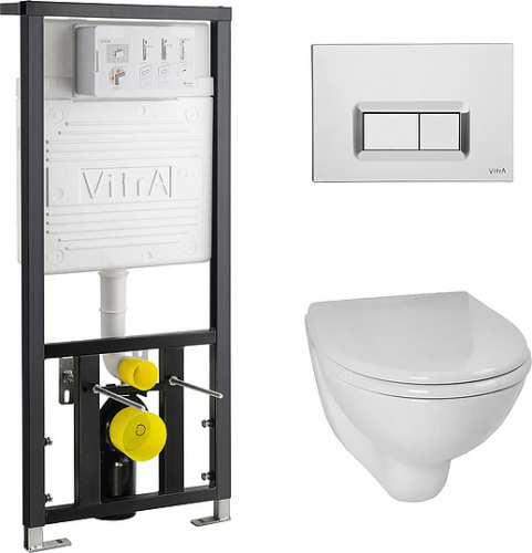 Комплект VitrA Arkitekt 9005B003-7211 кнопка хром
