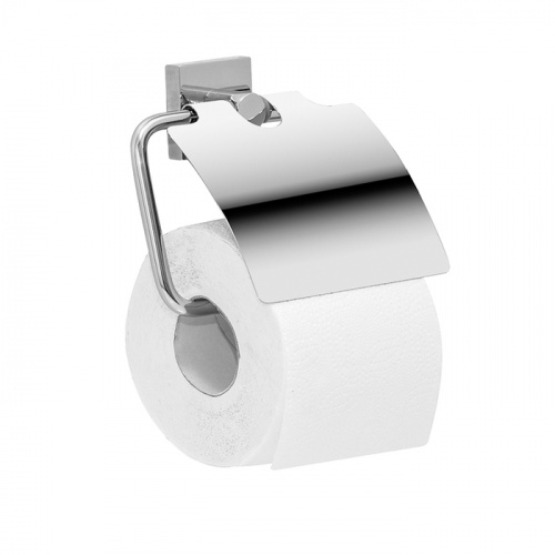 Держатель для туалетной бумаги с крышкой, латунь, Edifice, IDDIS, EDISBC0i43 фото 2