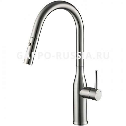 Смеситель для кухни Gappo G4398-45 с выдвижным изливом