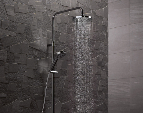 Душевая стойка Kludi Zenta dual shower system 6609105-00 фото 2