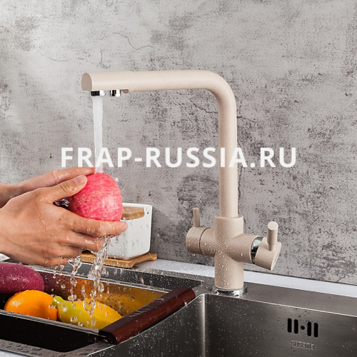 Смеситель для кухни Frap F4352-23 с подключением фильтра питьевой воды фото 10