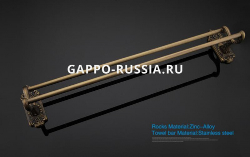 Полотенцедержатель двойной Gappo G3609 фото 2