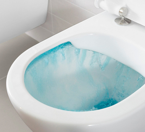 Унитаз подвесной Villeroy & Boch O'Novo 5660HR01 alpin, безободковый фото 5