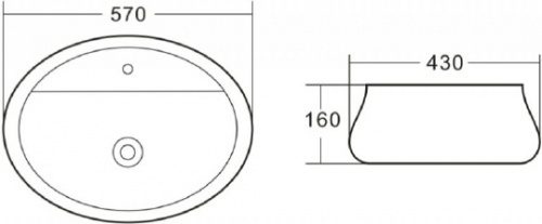 Раковина BelBagno BB1399 фото 3
